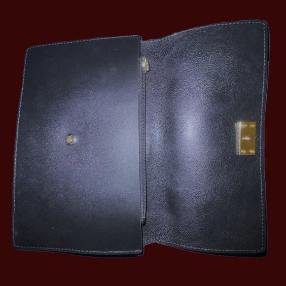 Vintage Kate Spade New York Flat Wristlet Nott Ditsy Rose Design Gold Hardware - Picture 3 of 11